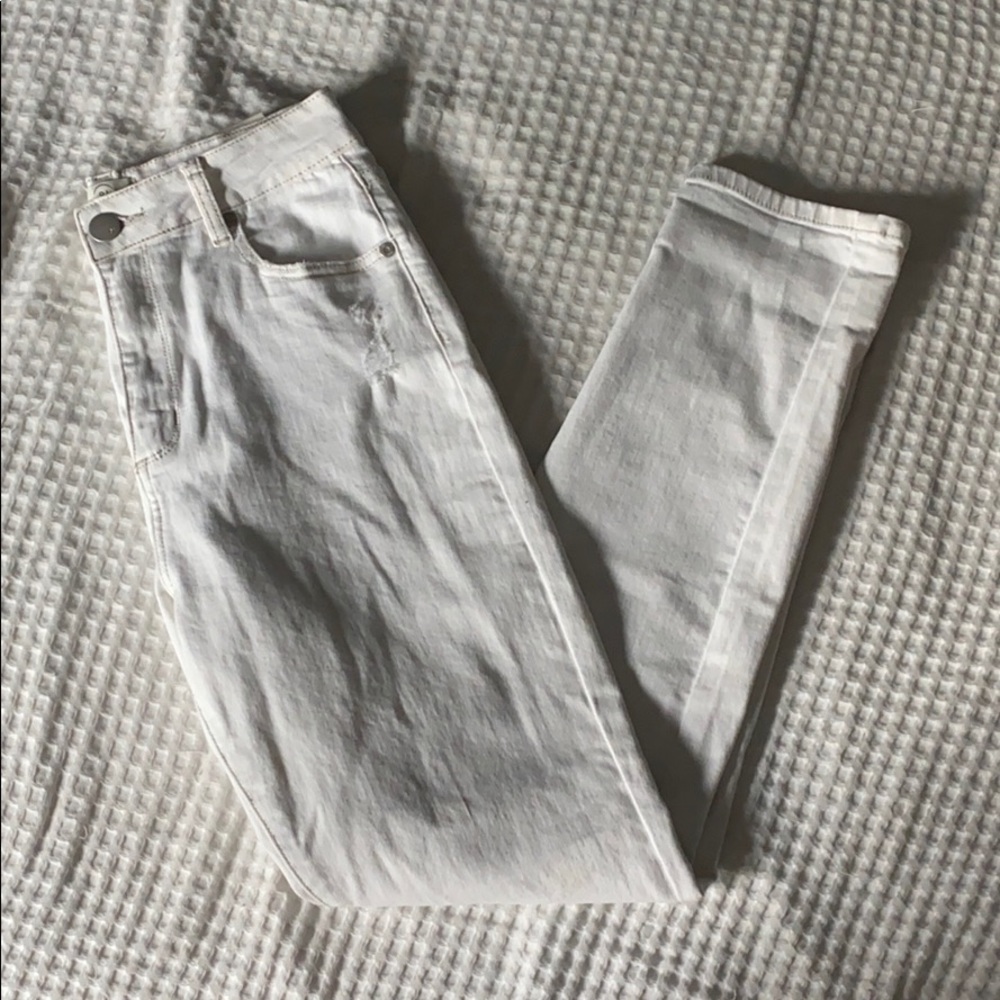 Cotton On white mom jeans